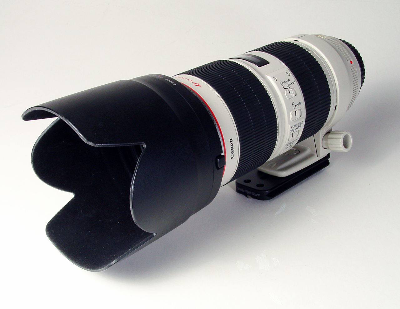 Click to Enlarge - Canon EF 70-200mm f/2.8L IS II USM with hood